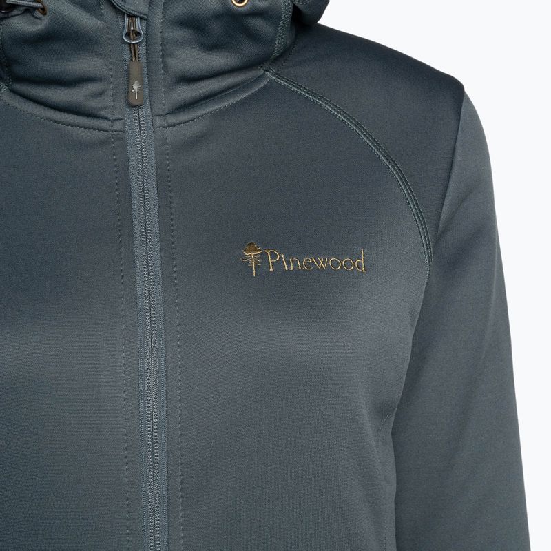 Women's trekking sweatshirt Pinewood Finnveden Hoodie d.storm blue 7