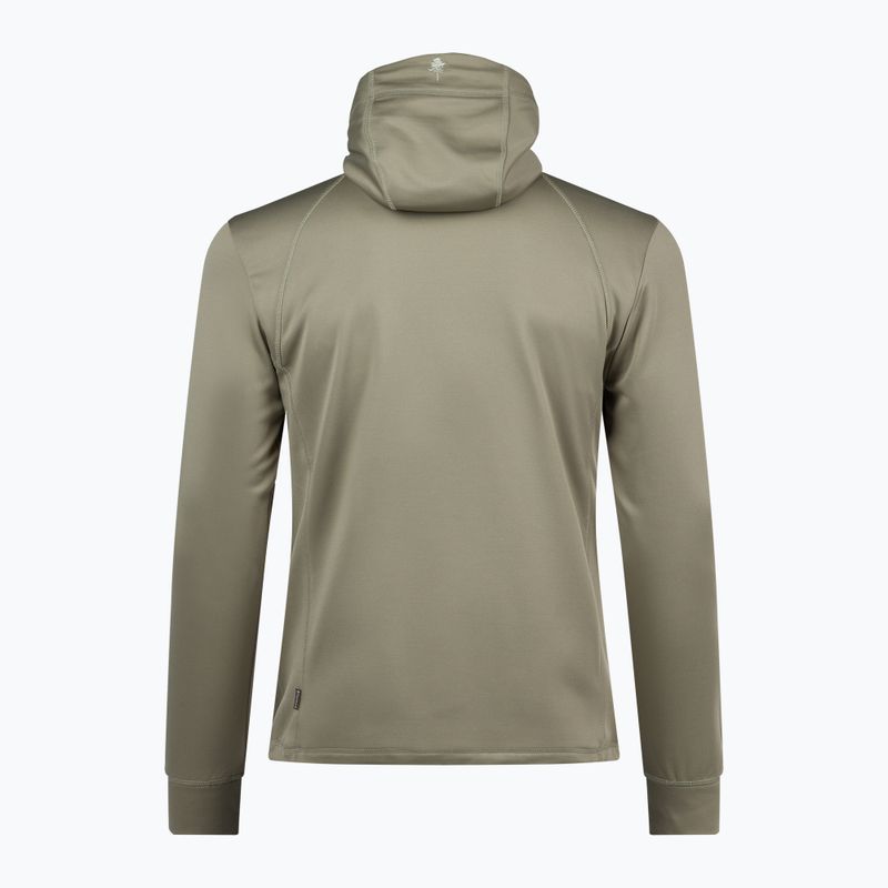 Men's Pinewood Finnveden Hoodie mid khaki trekking sweatshirt 2