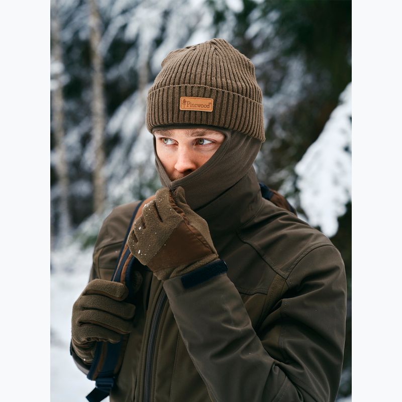 Pinewood Småland Hunters Extreme Fleece men's gloves h.brown / suede brown 2