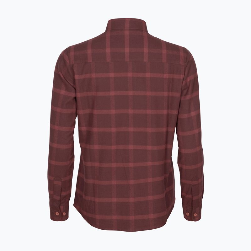 Men's Pinewood Värnamo earth plum shirt 2