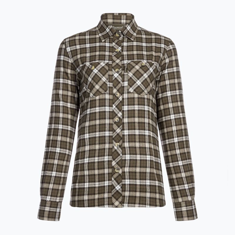 Pinewood women's shirt Felicia d.green/offwhite