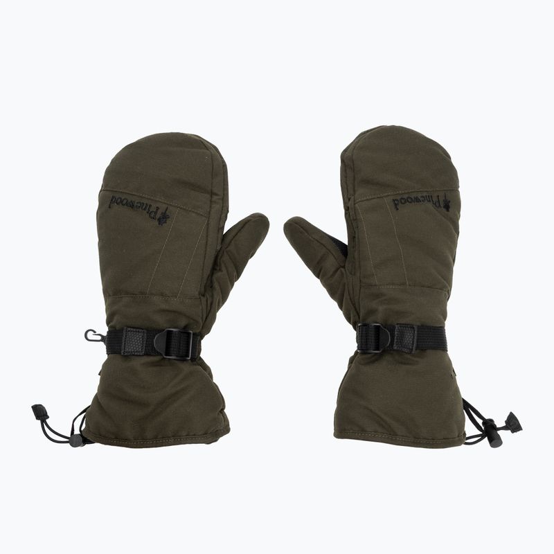 Men's Pinewood Hunters Pro moss green gloves 2