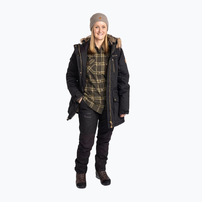 Women's insulated coat Pinewood Finnveden Winter Parka black 2