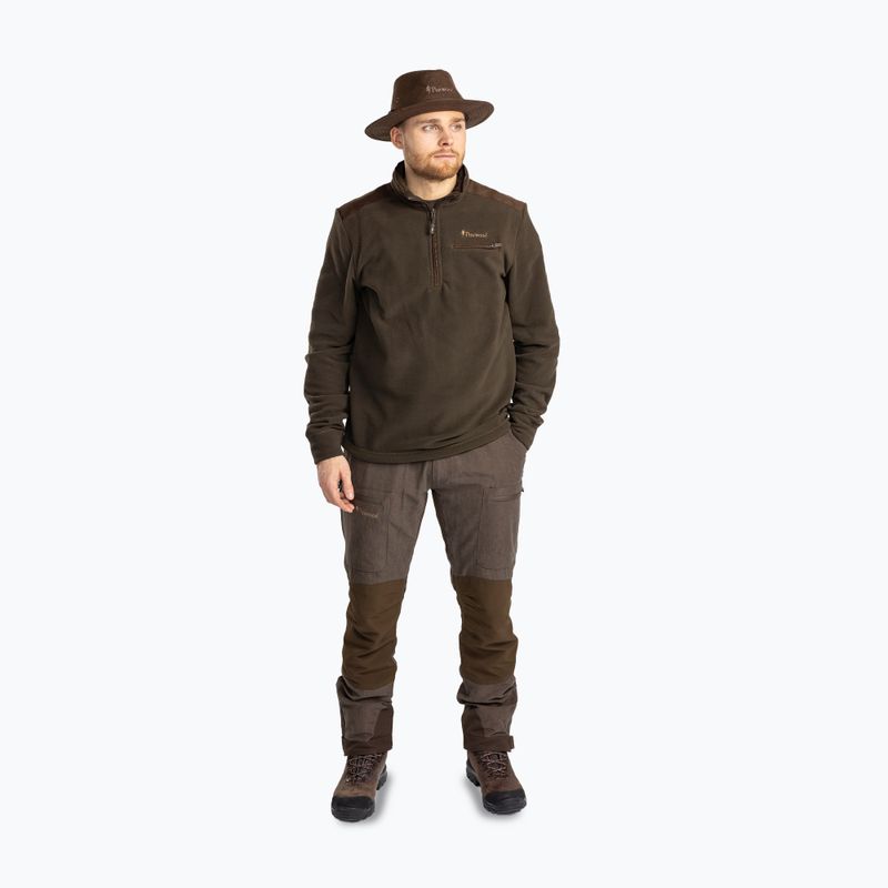 Men's Pinewood Småland Hunters Half Zip sweatshirt h.brown 2