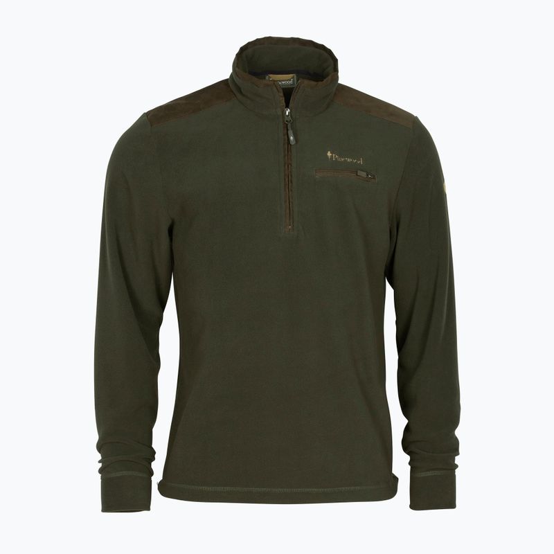 Men's Pinewood Småland Hunters Half Zip sweatshirt h.brown 4