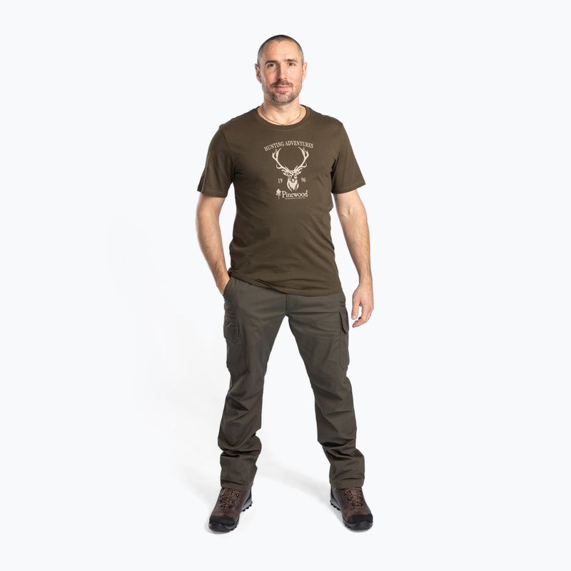 Men's T-shirt Pinewood Red Deer green 2