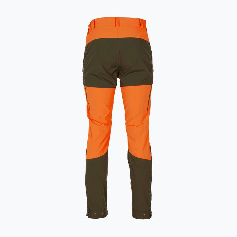 Men's Pinewood Abisko membrane trousers b.orange/mossgreen 6