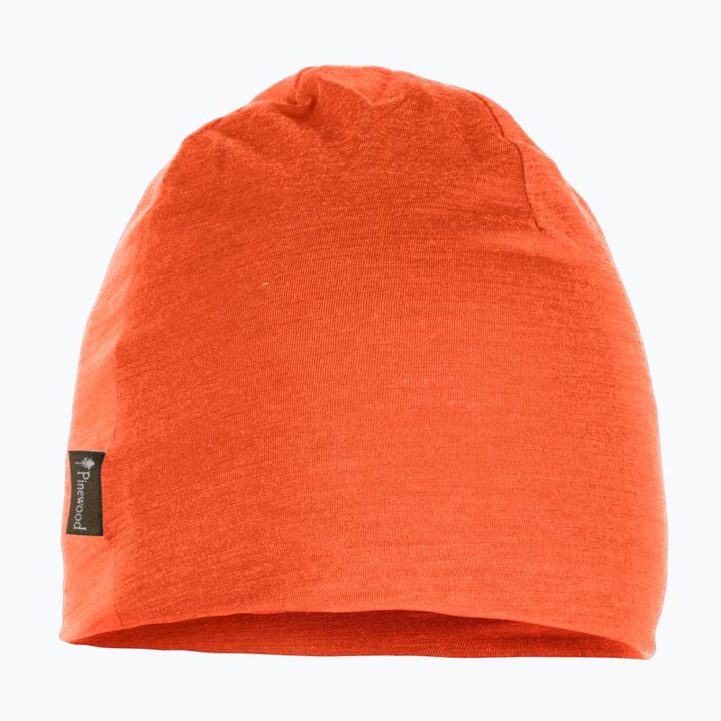 Pinewood Merino Wool burned orange cap