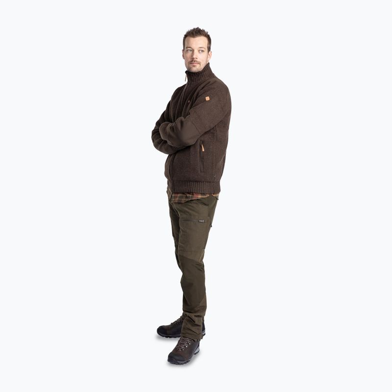 Pinewood men's jumper Hurricane d.brown mel 3