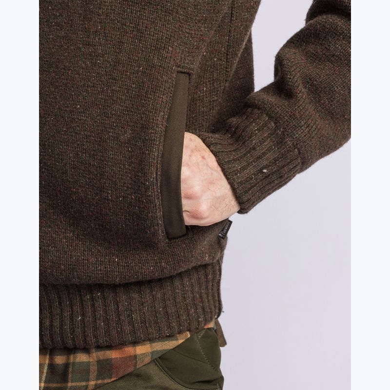 Pinewood men's jumper Hurricane d.brown mel 7