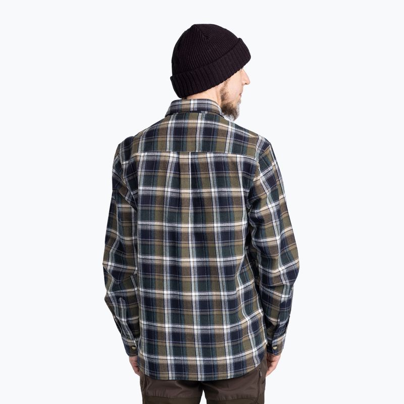 Pinewood men's shirt Härjedalen green/navy 3