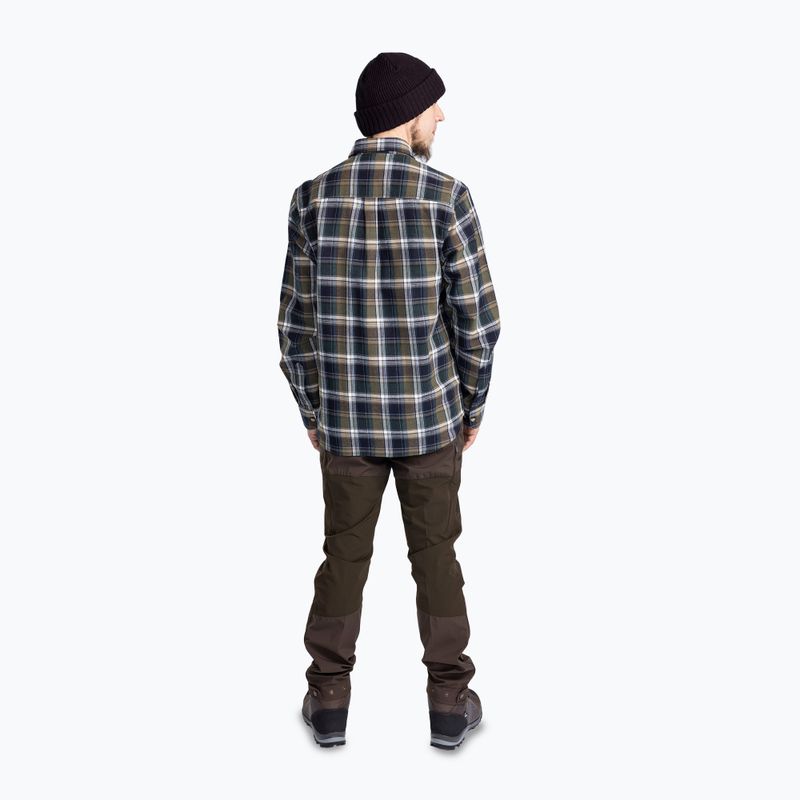 Pinewood men's shirt Härjedalen green/navy 5