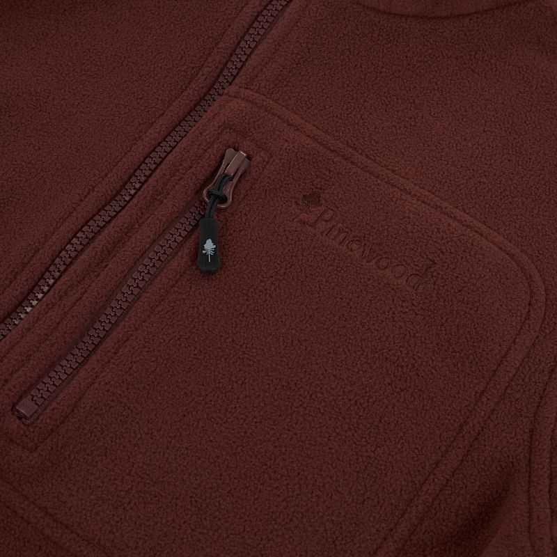 Women's trekking sweatshirt Pinewood Finnveden Fleece earth plum 3
