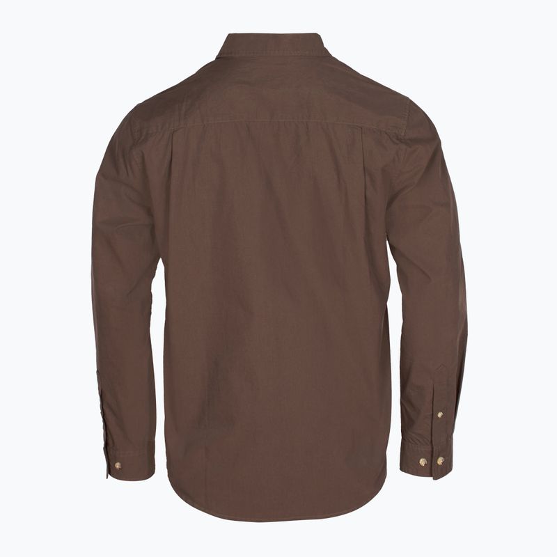 Men's Pinewood Safari LS shirt d.olive 5