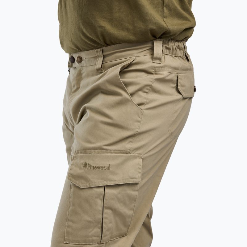 Men's trekking trousers Pinewood Finnveden Outdoor Trousers l.khaki 4