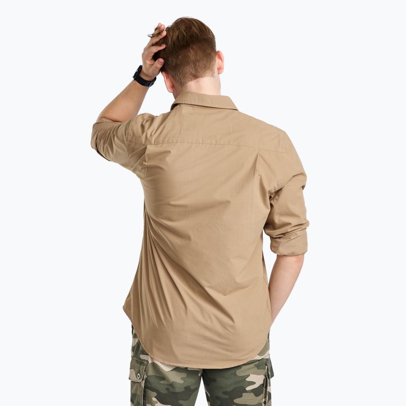 Men's Pinewood Safari LS sandstone shirt 2