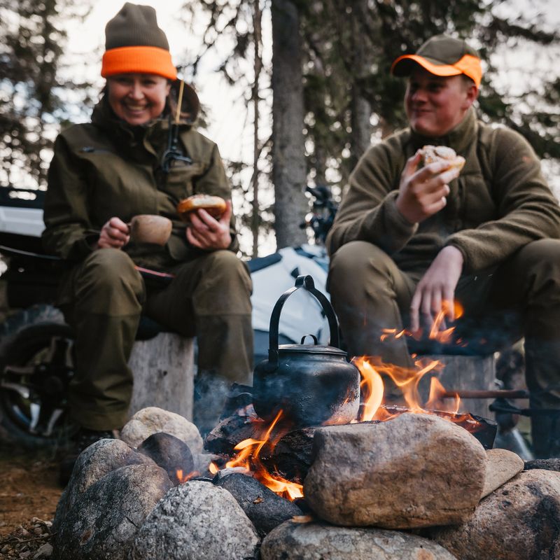 Men's trekking trousers Pinewood Furudal Hunters Hybrid Stretch olive green 12