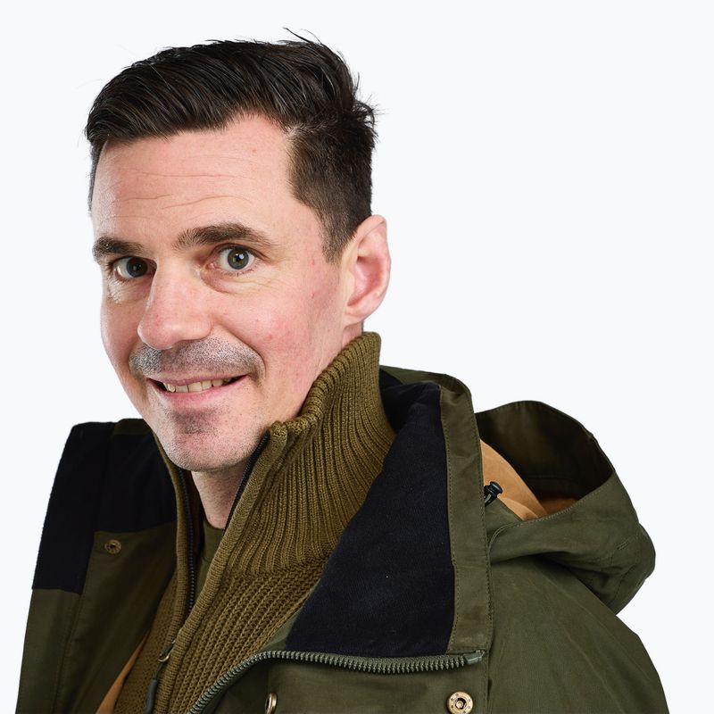 Men's wind jacket Pinewood Nydala Classic 2L moss green 4