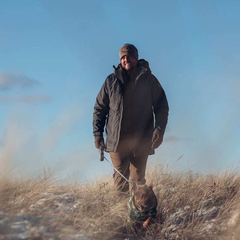 Men's wind jacket Pinewood Nydala Classic 2L moss green 10