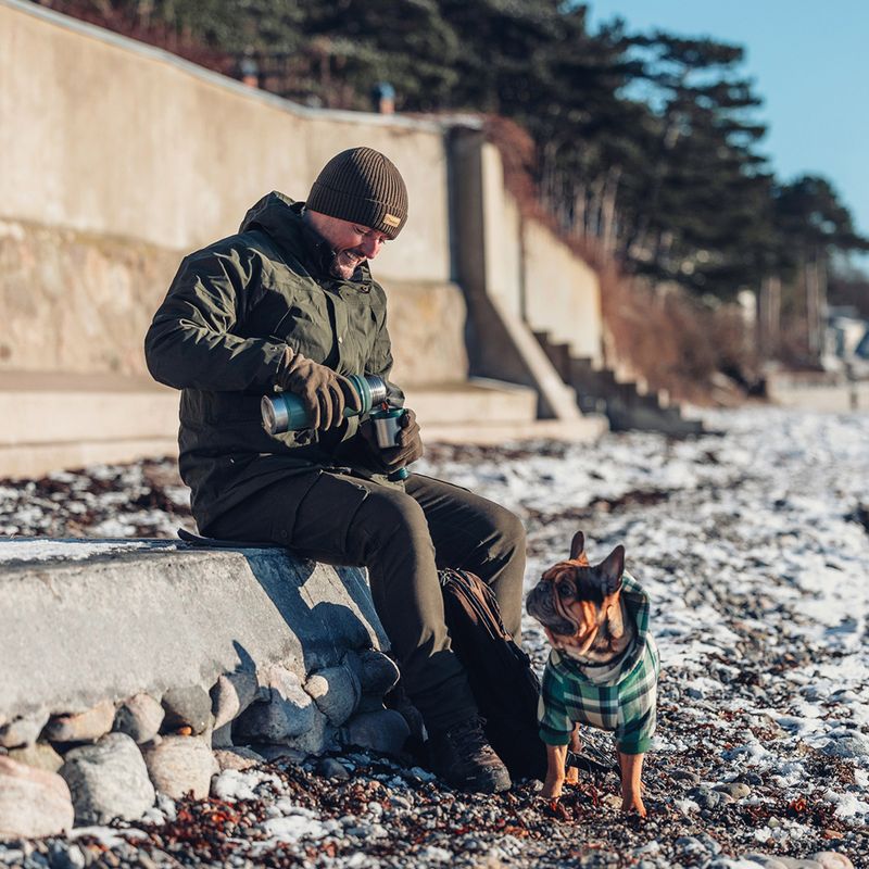 Men's wind jacket Pinewood Nydala Classic 2L moss green 13