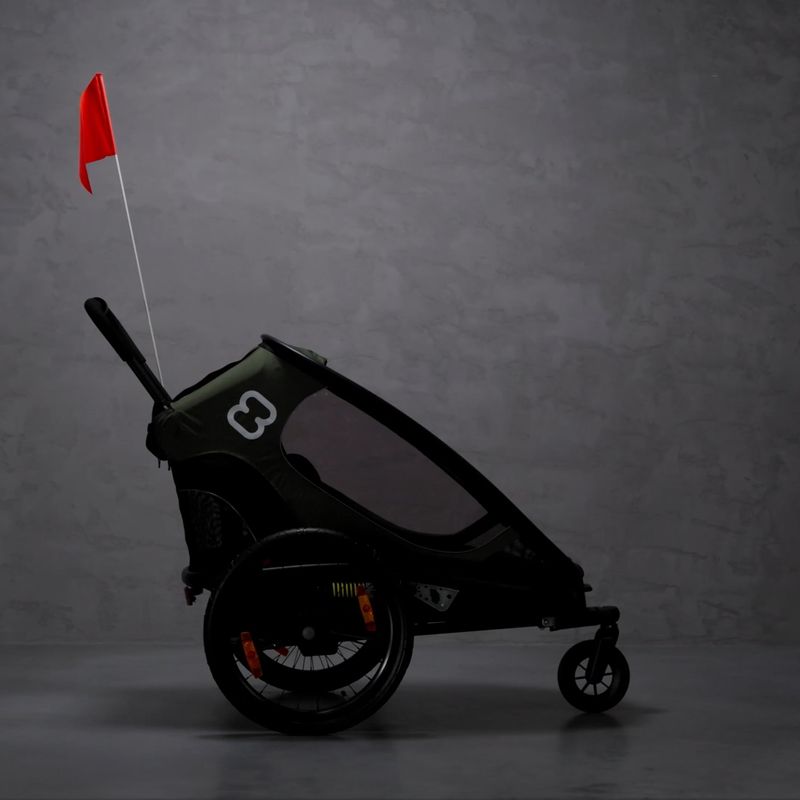 Hamax Outback One bike trailer black-green 400063_HAM 10