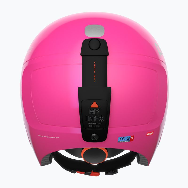 Children's ski helmet POC POCito Skull fluorescent pink 4