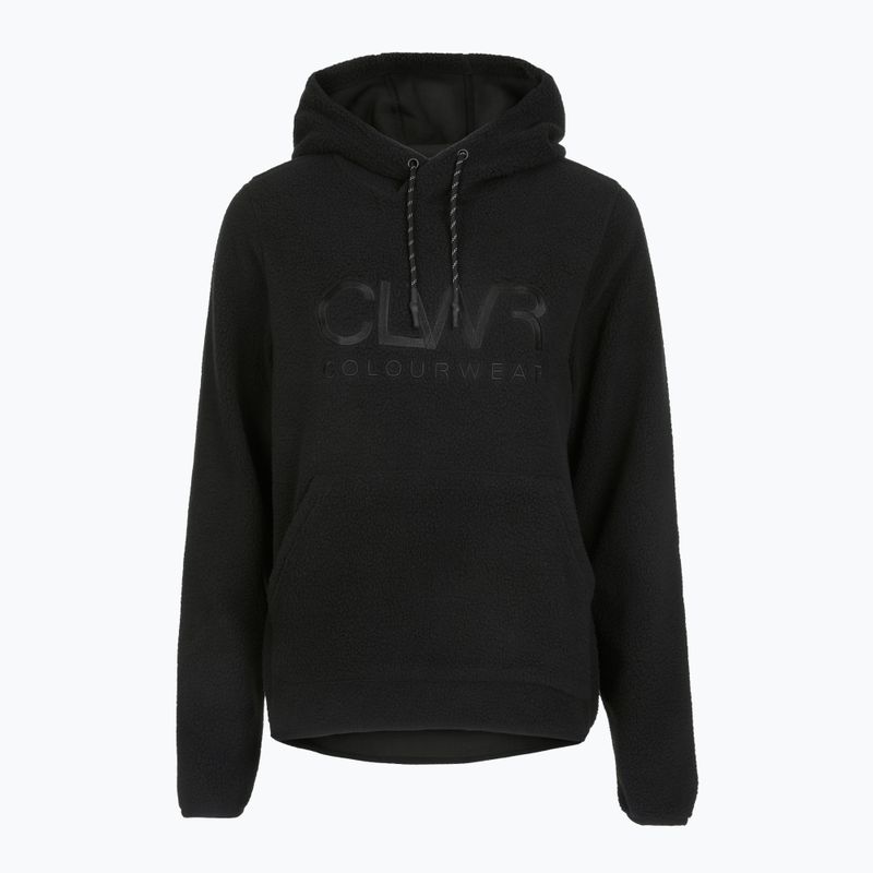 Women's hoodie Colourwear Teddy Hood 2.0 black 3