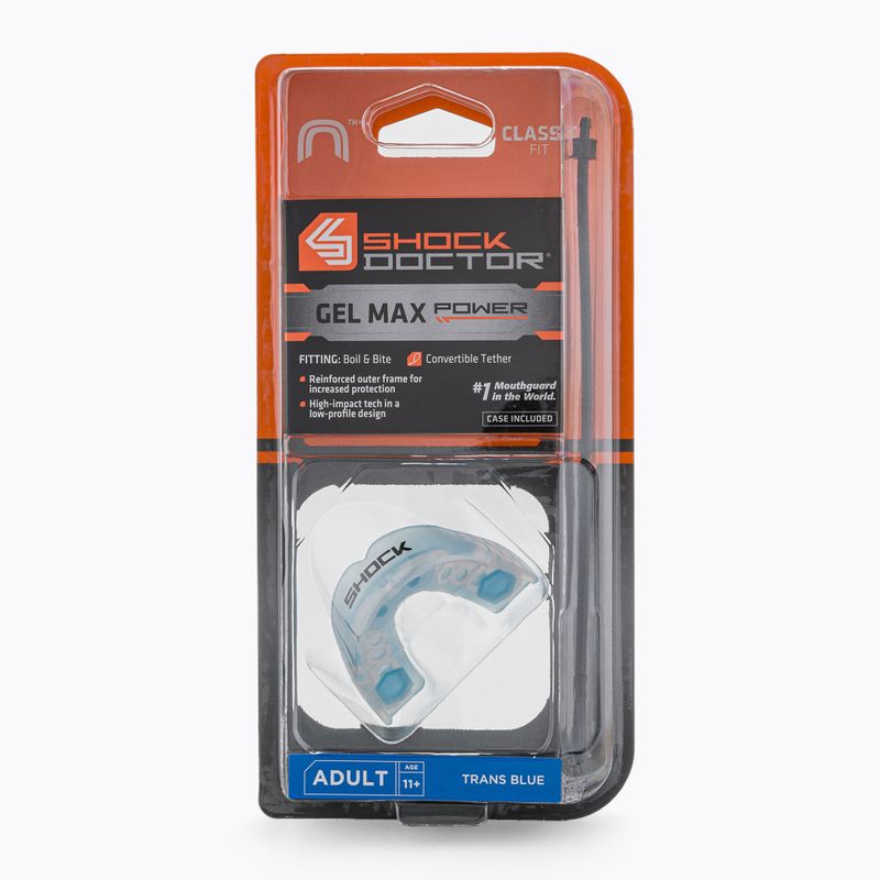Shock Doctor Gel Max Power jaw protector blue SHO564