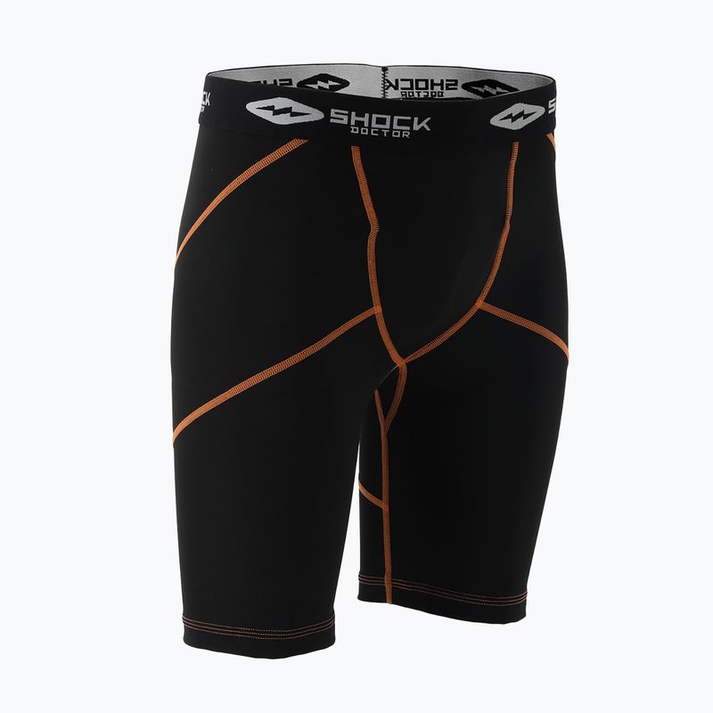 Compression shorts with pelvic protectionShock Doctor black 4