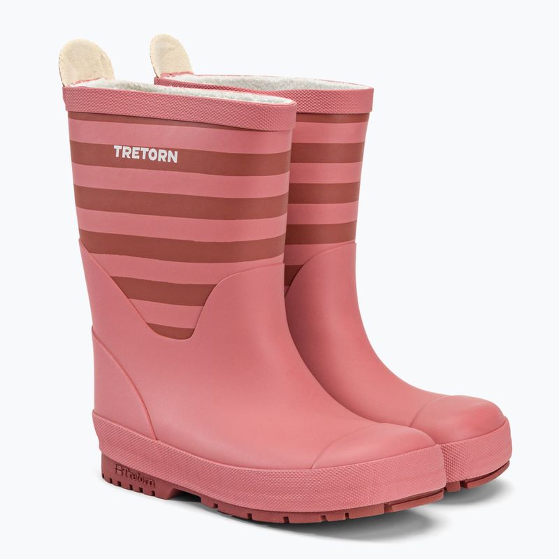 Tretorn Granna pink children's wellingtons 47265402028 4