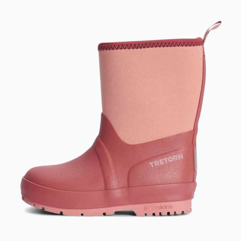 Tretorn Kuling Neoprene dusty cedar children's wellingtons 9