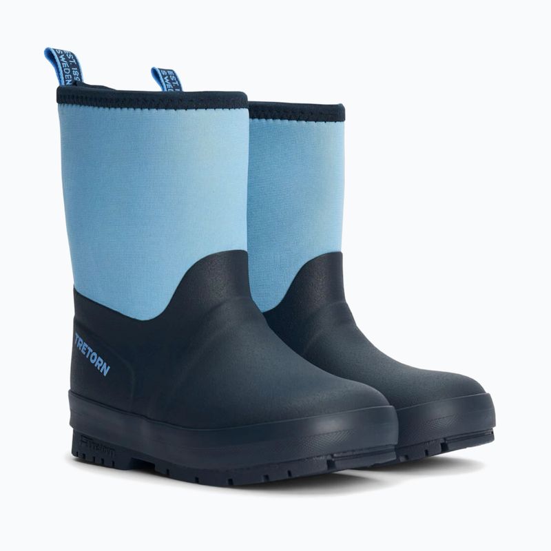 Tretorn Kuling Neoprene children's wellingtons little blue 10