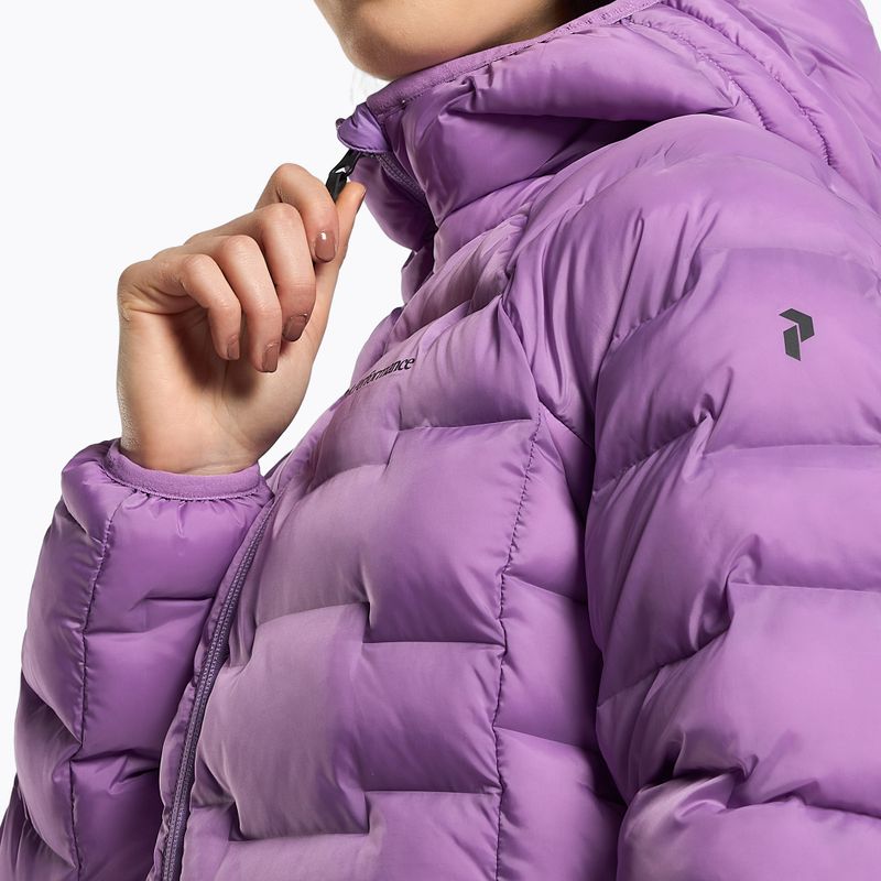 Women's Peak Performance W Argon Hood down jacket purple G76394040 5