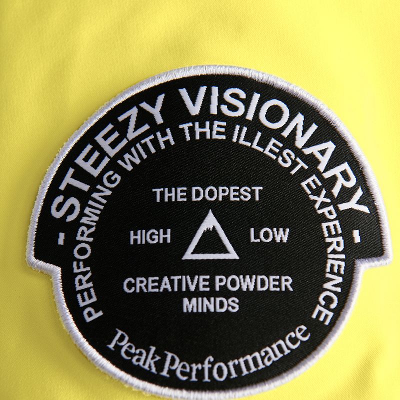 Men's ski jacket Peak Performance Vertixs 2L yellow G76641010 4