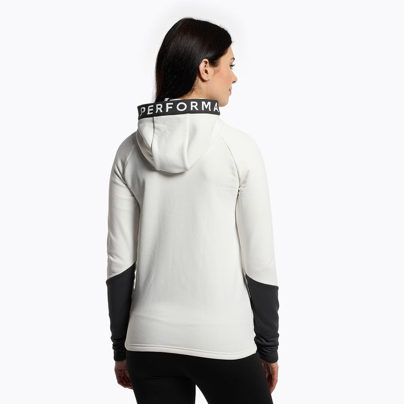 Women's ski sweatshirt Peak Performance Rider Zip Hood white G77089070 3