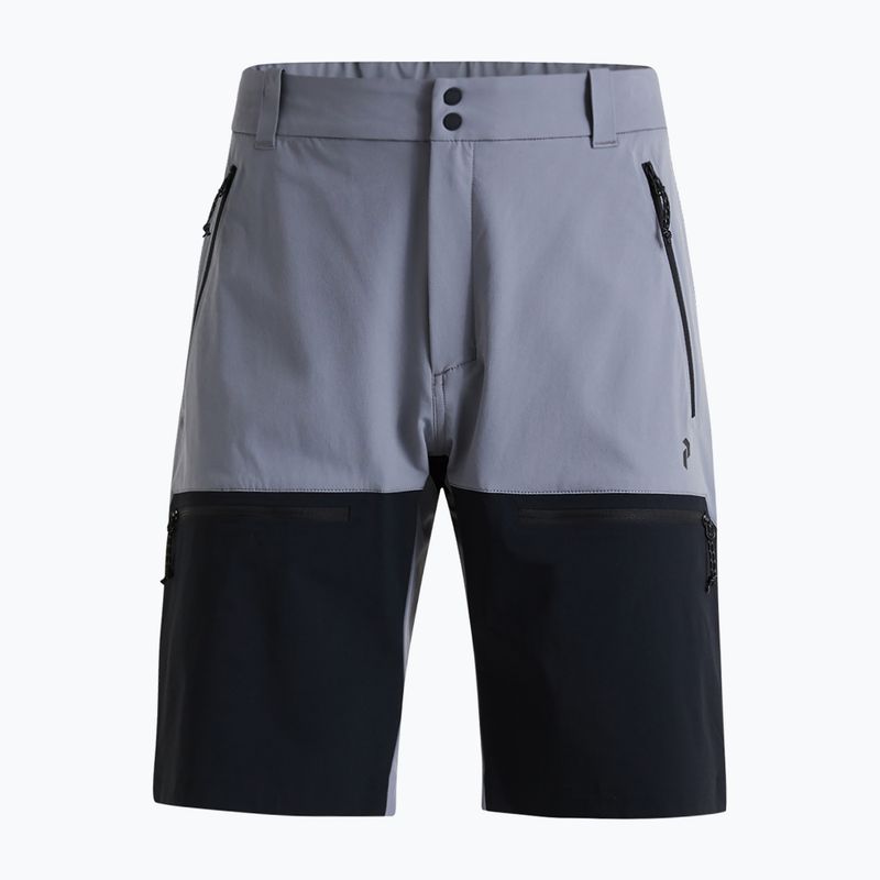 Men's Peak Performance Stretch Trek trekking shorts black/grey G77541010