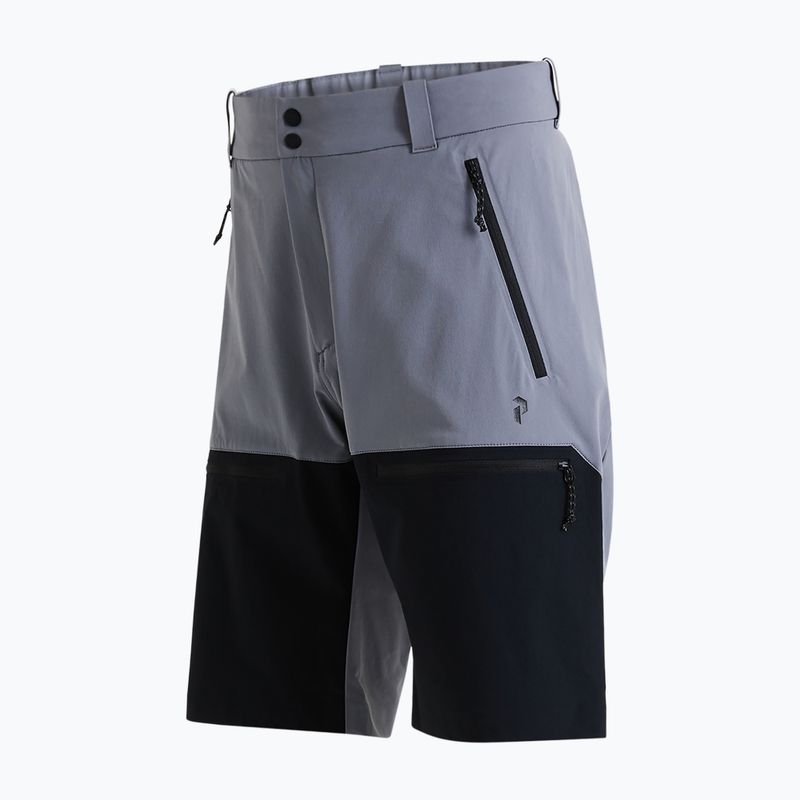 Men's Peak Performance Stretch Trek trekking shorts black/grey G77541010 2