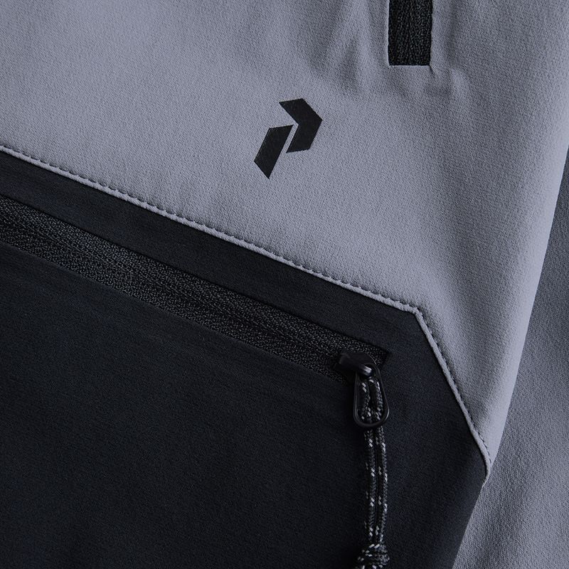 Men's Peak Performance Stretch Trek trekking shorts black/grey G77541010 5