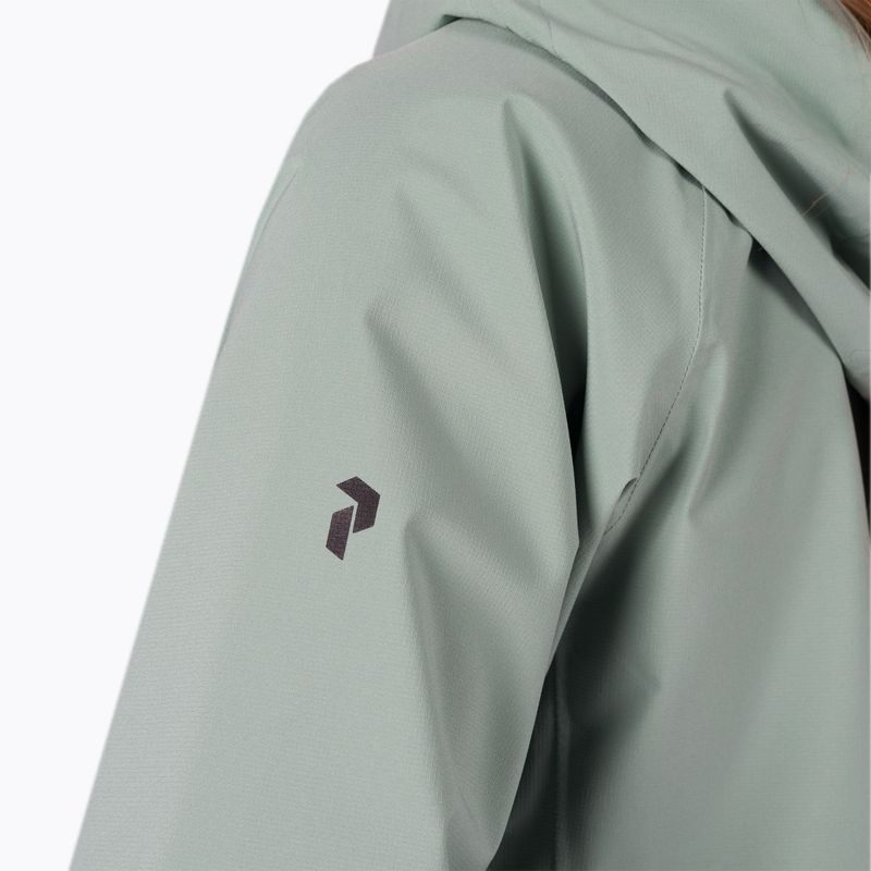 Peak Performance women's Nightbreak rain jacket green G77113070 4