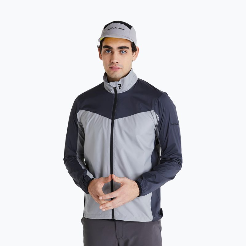 Men's Peak Performance Meadow grey wind jacket G77164050