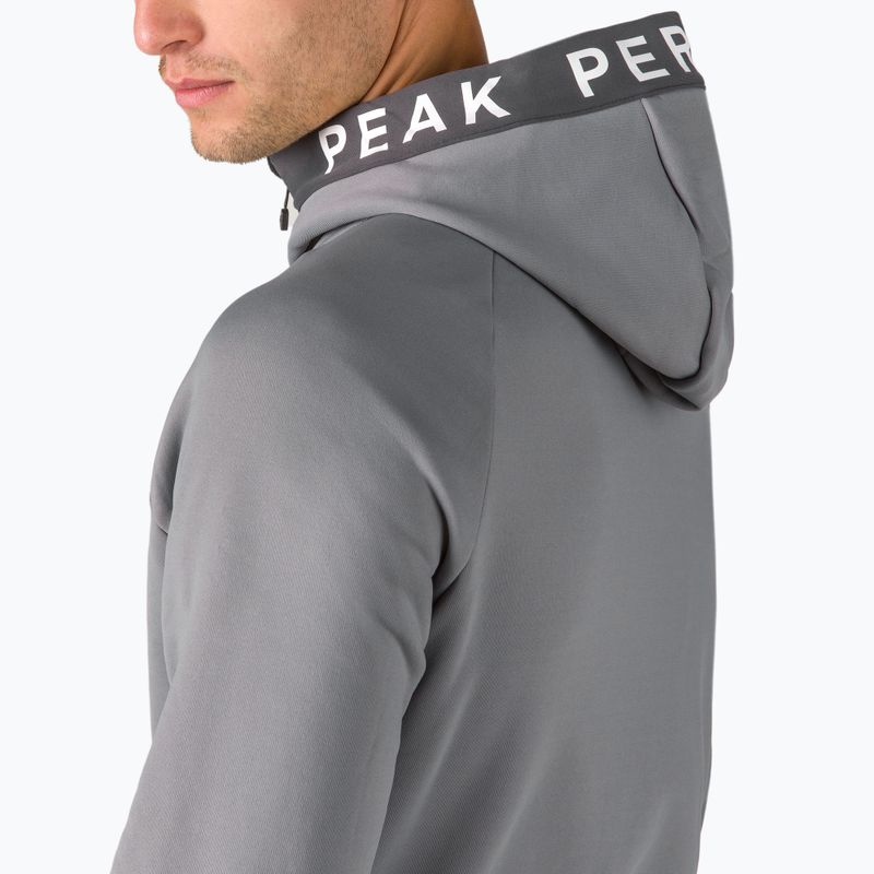 Men's Peak Performance Rider Zip Hood trekking sweatshirt grey G77244080 4