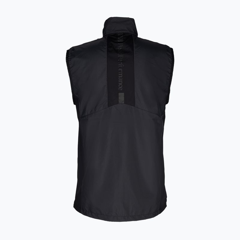 Men's Peak Performance Meadow Wind waistcoat black G77170010 2