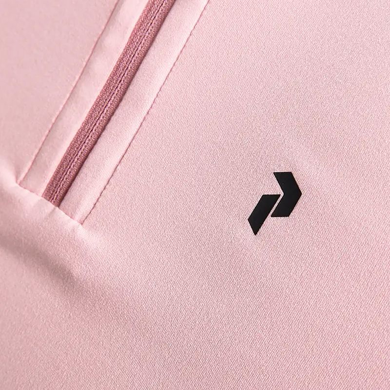 Women's Peak Performance Turf Zip trekking shirt pink G77179090 4