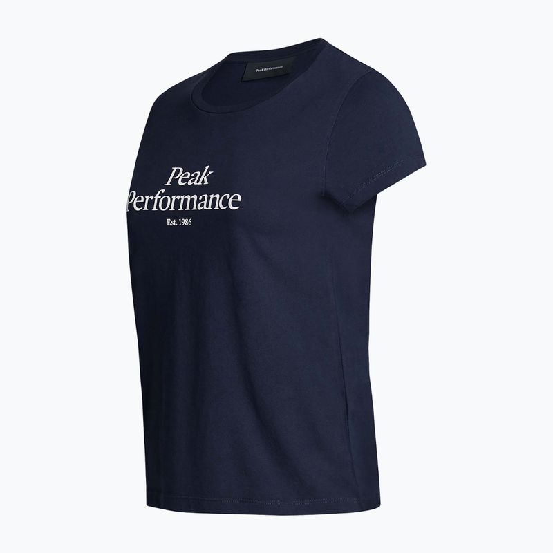 Women's trekking shirt Peak Performance Original Tee navy blue G77280020 7