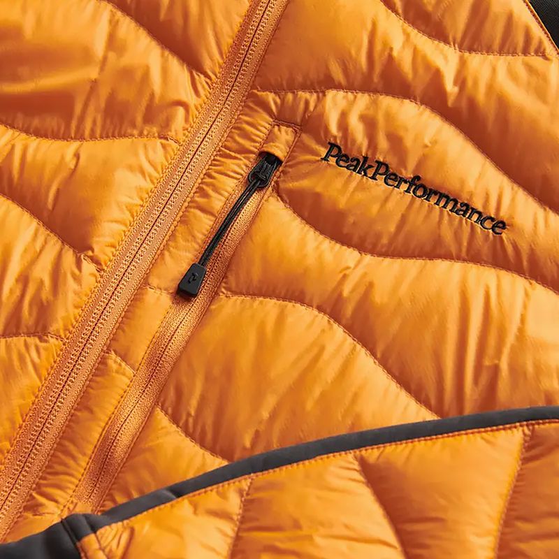 Men's Peak Performance Helium Down Hybrid Hood Jacket Orange G77227100 4