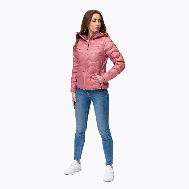 Peak Performance women's down jacket Helium Down Hood pink G77238030 2