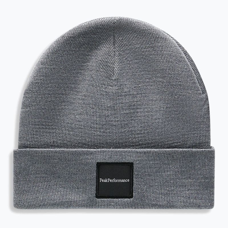 Winter beanie Peak Performance Switch medium grey melange