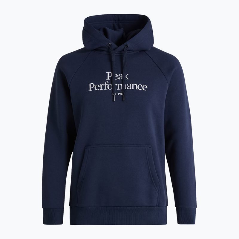 Men's Peak Performance Original Hood trekking sweatshirt navy blue G77756020 4