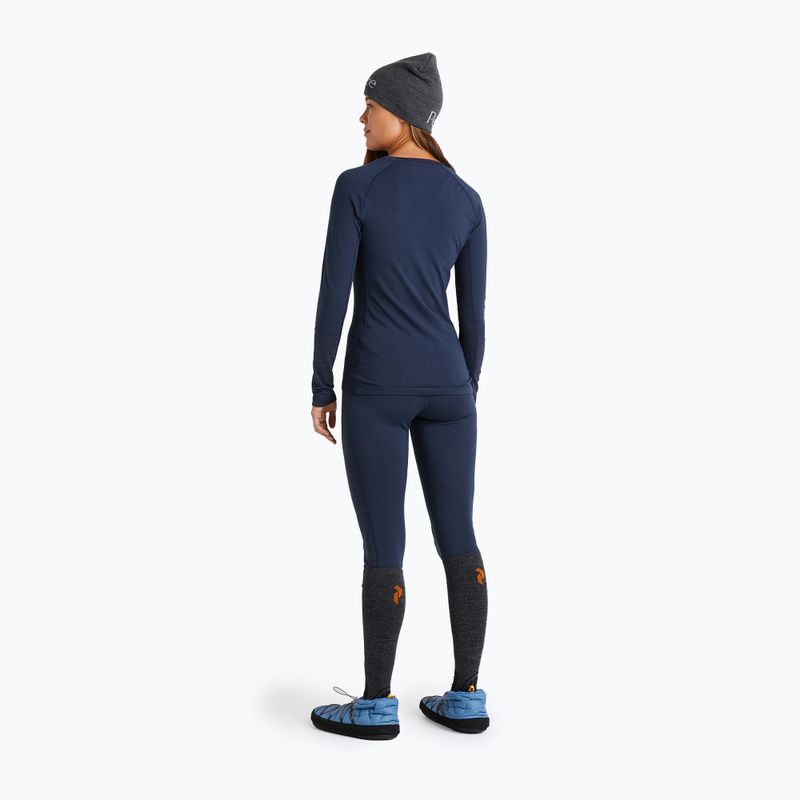 Women's Peak Performance Magic Crew trekking shirt navy blue G78072120 3