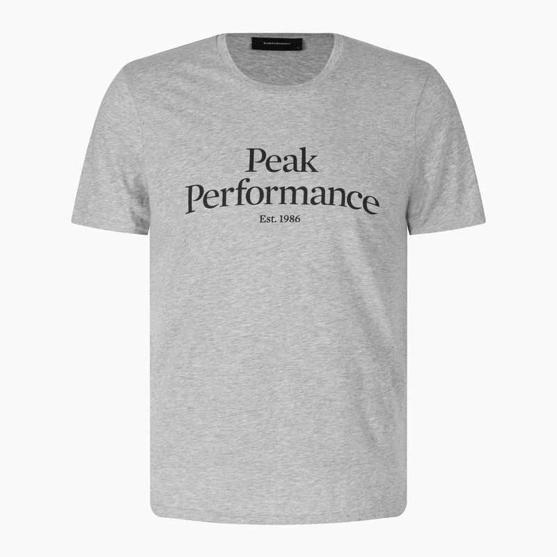 Men's trekking shirt Peak Performance Original Tee grey G77692090 3